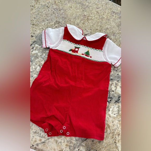 Baby Christmas smock - Picture 1 of 1